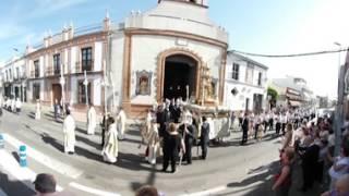 CORPUS CHRISTI 2017 SALIDA DE LA PARROQUIA CALLE REAL  VÍDEO 360 