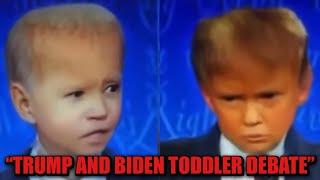 Trump DESTROYS Biden in EPIC Toddler Debate
