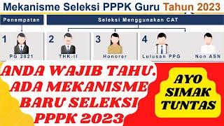 Calon PPPK 2023 harus tahu Perubahan Mekanisme SELEKSI PPPK GURU 2023LENGKAP