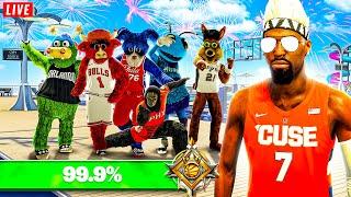 LEVEL 40 UNLOCKING MASCOTS FULL-STREAM in NBA 2K22 LIVE REP UP REACTION Best Build + Jumpshot 