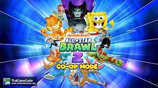 Nickelodeon All-Star Brawl 2  Multiplayer Local Shared Screen Co-op Mode  2v2 Full Gameplay