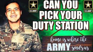 Can You Pick Your Duty Station In The Army?? 2023