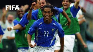 Ronaldinho free-kick vs England  2002 FIFA World Cup