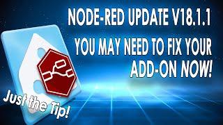 Node Red Update v18.1.1 Old Vs Proper Palette installs