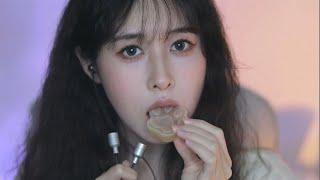 【ASMR coconut椰】eating Wax bottle candy#chewingsounds 蜡瓶糖咀嚼音