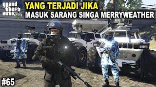 MENYAMAR JADI MERRYWEATHER DAN MASUK MARKAS - GTA 5 ZOMBIE SURVIVAL #65 #gta