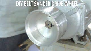 DIY BELT SANDER DRIVEN WHEEL