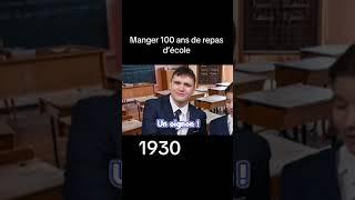 Manger 100 ans de repas d’école  1930