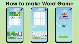 How to make Word Game in Unity Hyper-Casual Word Game Complete Tutorial