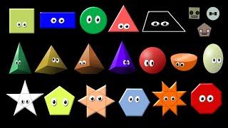 What Shape Is It? Collection - Shapes Song - The Kids Picture Show Fun & Educational