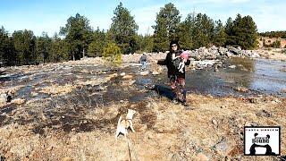 Free Camping Near RV Base Camp - Snow Melt Kaibab Lake Flooded