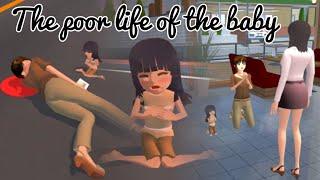 The poor life of the baby   Sad Story  Sakura School Simulator