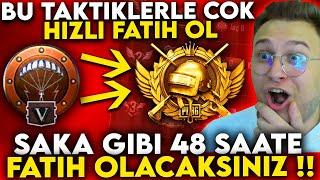 BU TAKTİKLERİ HEMEN YAPARSAN 48 SAATE FATİH OLACAKSIN RANK KASMA TAKTİKLERİ PUBG Mobile