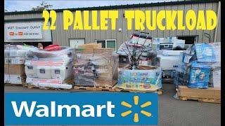 WOW We just got an entire TRUCKLOAD of customer return PALLETS from WalMart.  Lets do an UNBOXING