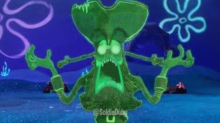 SpongeBob kicks Flying Dutchmans Nuts