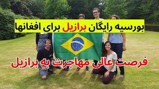 ثبت نام بورسیه کشور برازیل برای افغانها و سایر کشور ها فرصت مهاجرت تحصیلی