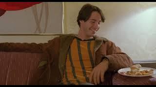 My own private Idaho - Funny scene with  Udo Kier singing and dancing River Phoenix Keanu Reeves