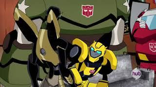 black friday but its just the parts with bumblebee and prowls stupid bet