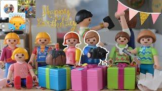 Klaras und Maltes Geburtstag mit Marlene und Lili- Das lustige Video Playmobil Film deutsch