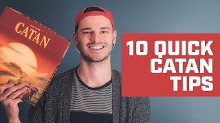 10 QUICK tips for Settlers of CATAN - Tips Tricks & Strategies