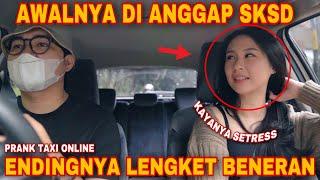 PRANK TAXI ONLINE AWAL NYA DI ANGGA SETRESSS ENDING NYA CEWE CANTIK INI NEMPEL BENERAN