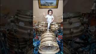 Talented Little Drummer...........ft. Tezu   Amazing video of 5-year-old girl playing drums 🪘