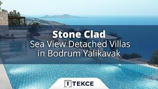 Stone Clad Sea View Detached Villas in Bodrum Yalikavak  Tekce Overseas ®
