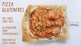Pizza glutenfrei mit Hefe oder hefefrei - ohne Tomatensauce - histaminarm