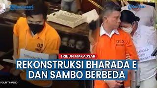 Perbedaan Rekonstruksi Bharada E dan Ferdy Sambo