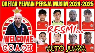 RESMIDAFTAR SKUAD PERSIJA MUSIM 2024-2025   DAFTAR PEMAIN PERSIJA 2924-2025  PERSIJA HARI INI