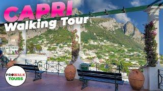 Capri Italy Walking Tour - 4K - with Captions