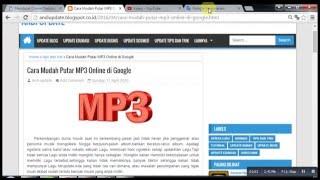 Cara Mudah Putar MP3 Online di Google