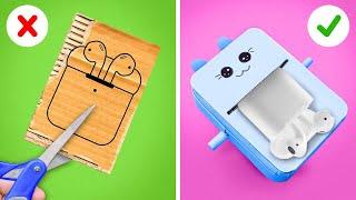 CUTE CRAFTS WITH CARDBOARD  Reuse Old Toys and Cool DIYs by 123 GO Series