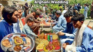 Wedding Ceremony  Have you seen the wedding of Afghan people  delicious food