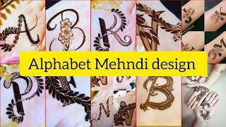 Alphabet Mehndi design #alphabetmehndidesigns #mehndidesign #mehndi
