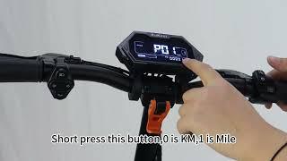 KUKIRIN G2 Master  P01 Kilometre Mileage Unit Adjustment Tutorial
