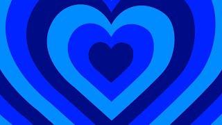 Heart Tunnel BackgroundBlue Neon Heart Tunnel Background Video Loop #abstract #sleep  #relaxing