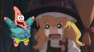 Marisa watches the Patrick Star Show