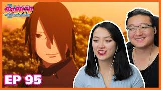 MY CUTE LITTLE PEANUT  SASUKE & SARADA BONDING TIME  Boruto Episode 95 Reaction & Discussion