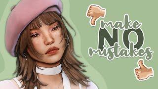 Make No Mistakes Challenge  Sims 4 Create a Sim