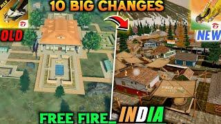 Top 10 changes Free Fire INDIA  After Release New Map