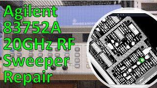 TSP #209 - Teardown Repair & Analysis of an Agilent 83752A 10MHz - 20GHz RF Synthesized Sweeper