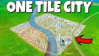 Engineering the perfect ONE TILE city in Cities Skylines