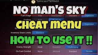 No mans sky cheat menu  how to use it