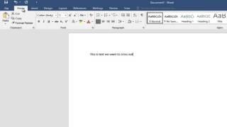 Cara Mencoret Teks di Microsoft Word Untuk Pemula