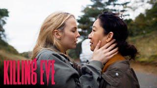 Eve & Villanelle Share A Kiss  Killing Eve