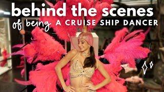 BEHIND THE SCENES performing Live Love Legs on a cruise ship - Ovation of the Seas