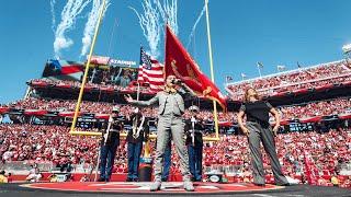 Worlds Youngest Mariachi Mateo Lopez Sings National Anthem at Levis® Stadium  49ers