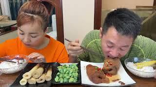吃吧，都给你，让你可劲吃#eating show#eating challenge#husband and wife eating food#eating#mukbang #asmr eating