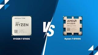 Ryzen 7 5700G vs Ryzen 7 8700G - Ultimate Processor Showdown